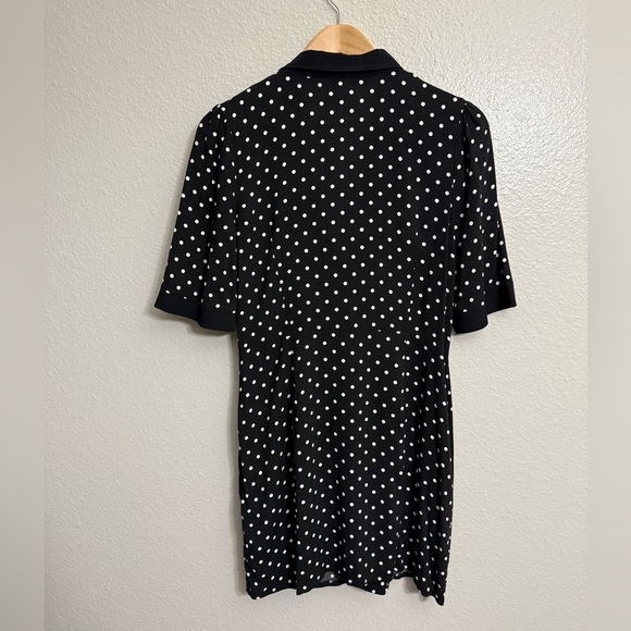 ASOS Petite Black Polka Dot Dress - Picture 6 of 6